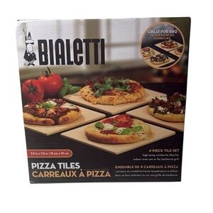 Bialetti Pizza Tiles set of 4 Square Tiles